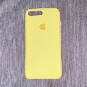 iPhone 7/8 plus yellow apple case